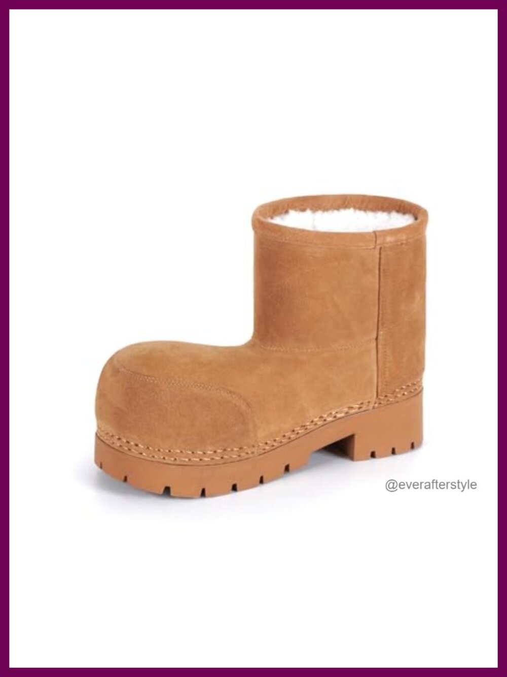 Faux Fur Lined Ankle Snow Boots Waterproof Anti Slip Winter Booties